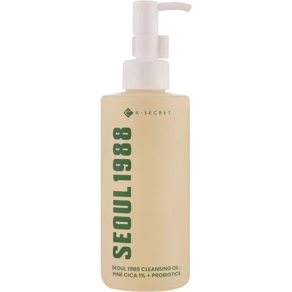 Гідрофільна олія для очищення обличчя K-Secret Seoul 1988 Cleansing Oil Pine Cica 1% + Probiotics 200ml - Фото 1 Гідрофільна олія для очищення обличчя K-Secret Seoul 1988 Cleansing Oil Pine Cica 1% + Probiotics 200ml - зображення 1