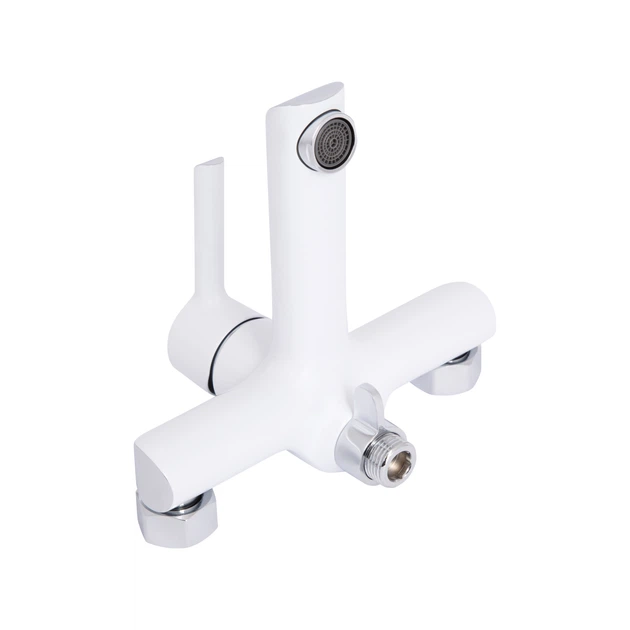 Змішувач для ванни Qtap Grand (з душовим гарнітуром) QTGRAWCR006 Chrome/White - зображення 4