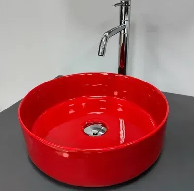 Умивальник (раковина) VBI PRATO RED GLOSSY накладний - изображение 4