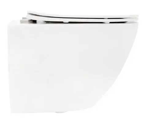 Підвісний унітаз REA CARLO FLAT MINI WHITE білий - изображение 5