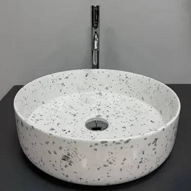 Умивальник (раковина) VBI BARI S GREY MOSAIC накладний - изображение 2