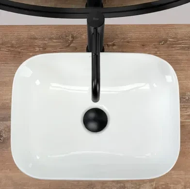 Умивальник (раковина) REA DEMI MINI WHITE білий накладний - изображение 4