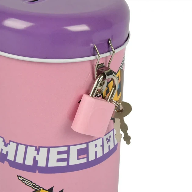 Скарбничка Yes металева кругла 13 х 7,6 см Minecraft.Spring (708575) - изображение 2