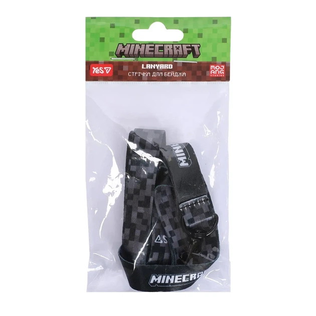 Стрічка для бейджа Yes з карабіном Minecraft Heroes (940401) - Фото 3 Стрічка для бейджа Yes з карабіном Minecraft Heroes (940401) - зображення 3