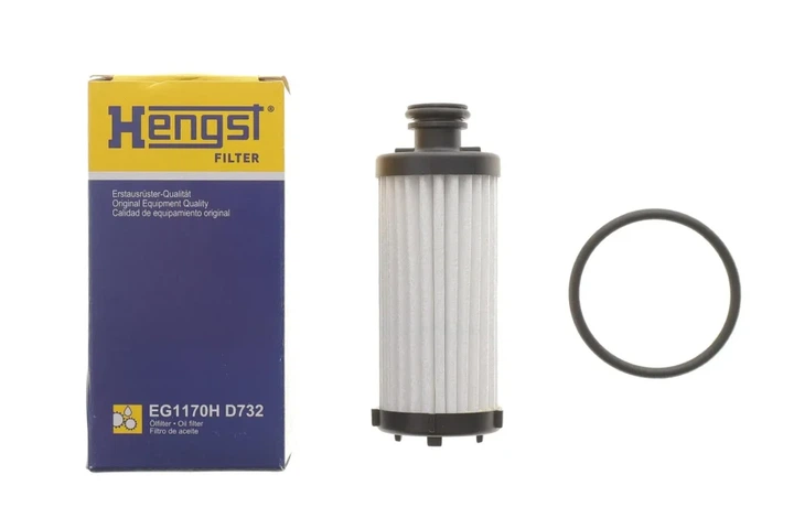 Фільтр АКПП Audi A4 2.0-3.0 TDI/TFSI 15- (7-speed dual--clutch) (DL382/0DK/0CL/0CK/0CJ) HENGST FILTER EG1170H D732 - зображення 2