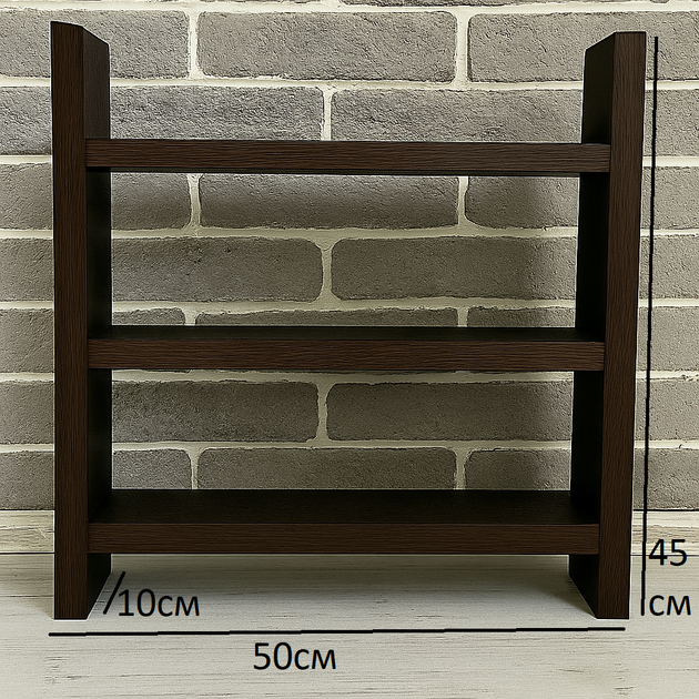 Полка на кухню для столешницы 50*45*10см венге магия - изображение 2