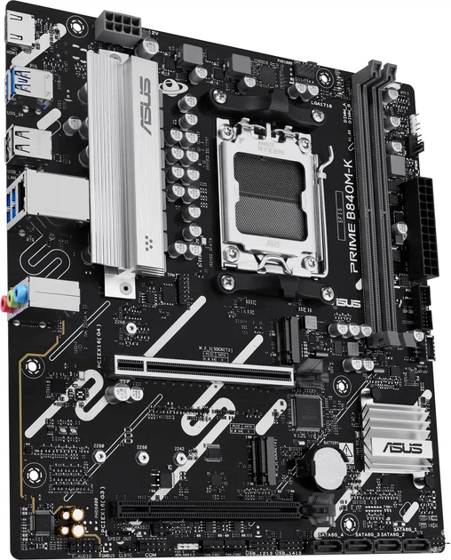 Материнська плата Asus PRIME B840M-K (sAM5, AMD B840, PCI-Ex16) (90MB1PK0-M0EAY0) - зображення 3