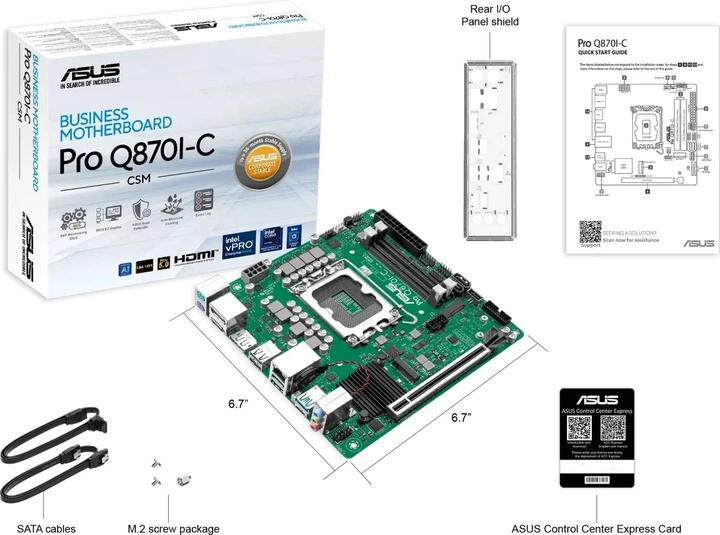Płyta główna ASUS PRO Q870I-C/CSM (s1851, Intel Q870, PCI-Ex16) - obraz 4