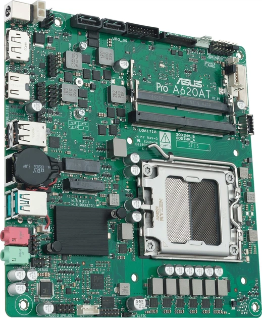 Материнська плата ASUS Pro A620AT-CSM (sAM5, AMD A620, PCI-Ex16) - зображення 3
