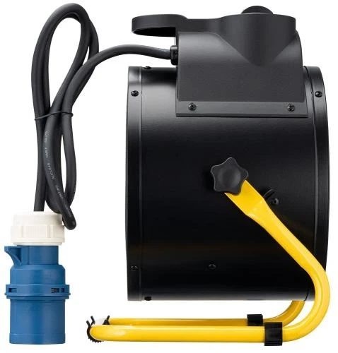 Теплова гармата Ardesto IFH-05B, Black/Yellow, 5000 Вт, площа обігріву 50 м2, максимальна продуктивність 470 м3/год, керамічний нагрівач, IP20, захист від перегріву - изображение 6