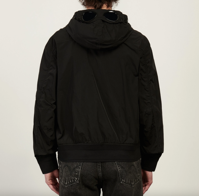 Куртка C.P. Company Chrome-R Goggle Jacket Black 20CMOW005A 005904D 999 - зображення 3