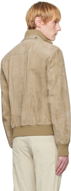 Бомбер мужской Tom Ford 251076M181002 L бежевый - изображение 5