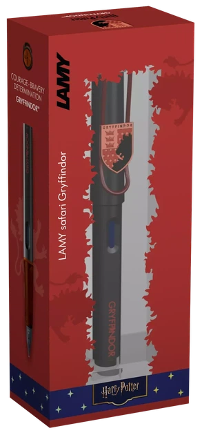 Ручка чорнильна LAMY safari Gryffindor EF чорнила T10 сині (4040151) - Фото 5 Ручка чорнильна LAMY safari Gryffindor EF чорнила T10 сині (4040151) - зображення 5