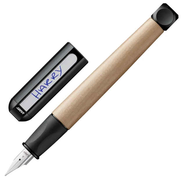 Ручка чорнильна LAMY abc чорна LH (для шульги) чорнила T10 сині (4041754) - Фото 1 Ручка чорнильна LAMY abc чорна LH (для шульги) чорнила T10 сині (4041754) - зображення 1