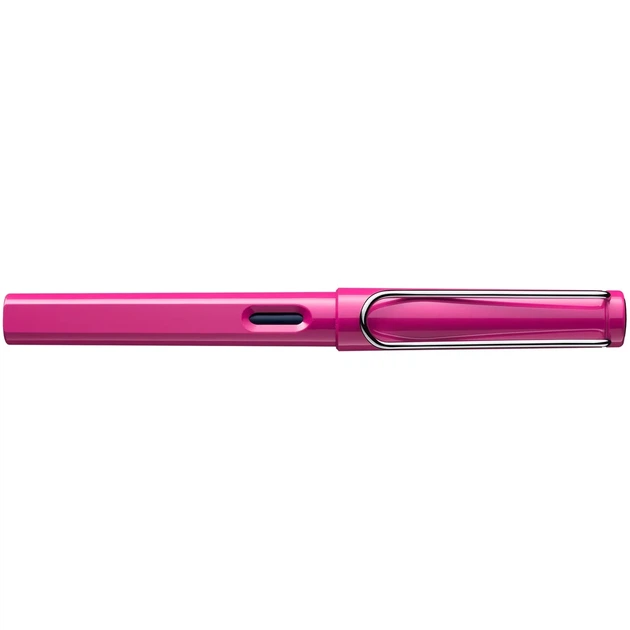 Ручка чорнильна LAMY Safari рожева M T10 сині чорнила (4000100) - Фото 3 Ручка чорнильна LAMY Safari рожева M T10 сині чорнила (4000100) - зображення 3