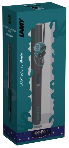 Ручка чорнильна LAMY safari Slytherin EF чорнила T10 сині (4040401) - Фото 6 Ручка чорнильна LAMY safari Slytherin EF чорнила T10 сині (4040401) - зображення 6