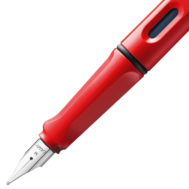 Ручка чорнильна LAMY safari червона F чорнила T10 сині (4000181) - Фото 2 Ручка чорнильна LAMY safari червона F чорнила T10 сині (4000181) - зображення 2