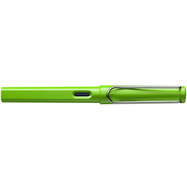 Ручка чорнильна LAMY Safari F green синє чорнило (4030633) - Фото 3 Ручка чорнильна LAMY Safari F green синє чорнило (4030633) - зображення 3