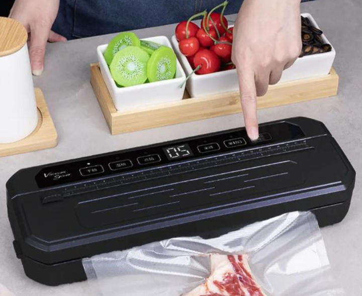 Вакуумний пакувальник 65 кПа 6 режимів 110 Вт запайка продуктів компактний - зображення 3