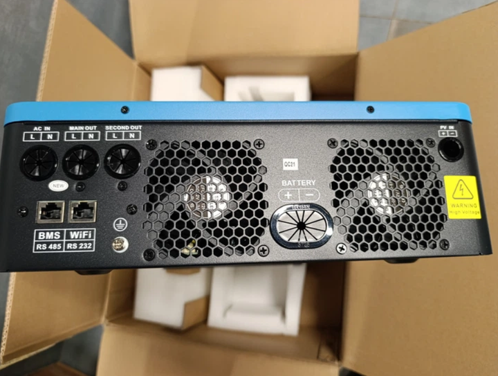 Гибридный солнечный инвертор 4.2 кВт 24 В Wi-Fi MPPT чистая синусоида 4200W работа без АКБ - изображение 9