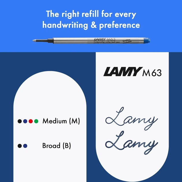 Ручка-ролер LAMY Safari матова umbra M M63 синій стрижень (4026749) - Фото 7 Ручка-ролер LAMY Safari матова umbra M M63 синій стрижень (4026749) - изображение 7