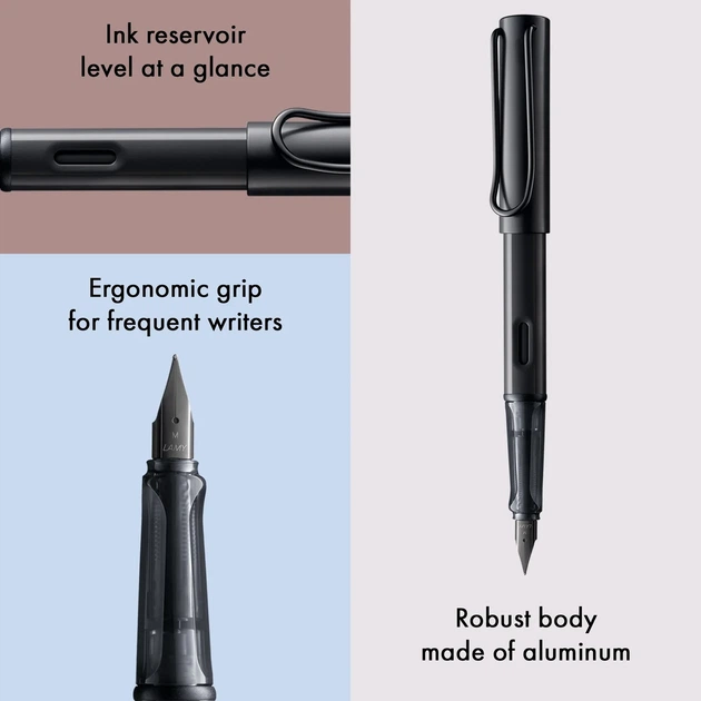 Ручка чорнильна LAMY AL-star F black синє чорнило (4000525) - зображення 8