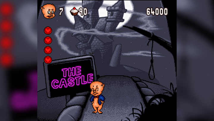 Игра RMC SNES Porky Pig's Haunted Holiday Europe Английская Версия Только Картридж Б/У - изображение 6