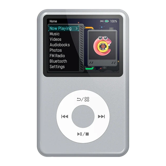 MP3-плеєр INNIOASIS Y1 64gb (Bluetooth, Відео), Сірий - зображення 7