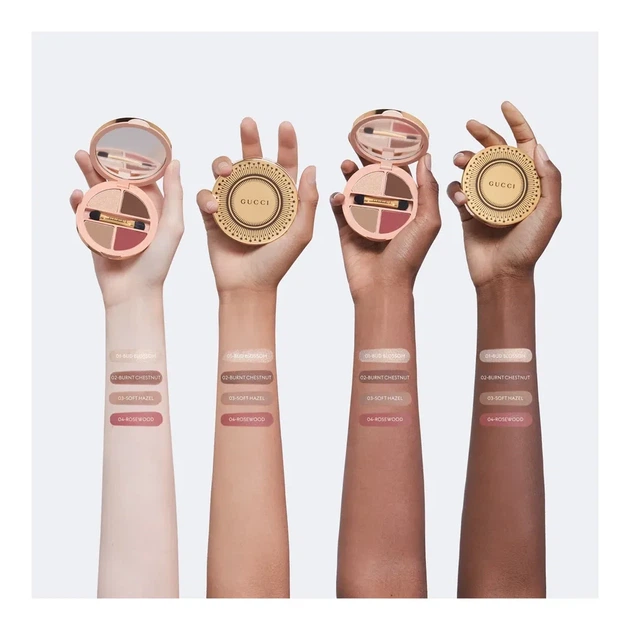 Лимитированная палетка Gucci Multi-Use Palette de Beauté Quatuor palette 01 Summerina Brown 6.1 г - Фото 8 Лимитированная палетка Gucci Multi-Use Palette de Beauté Quatuor palette 01 Summerina Brown 6.1 г - изображение 8