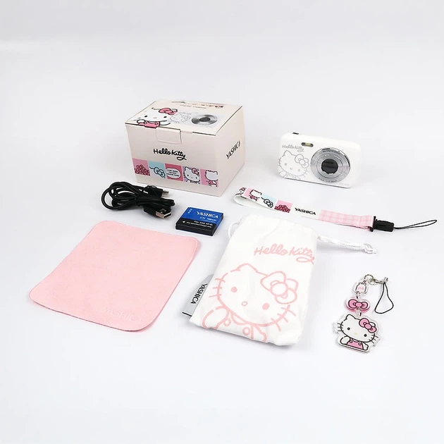 Aparat Yashica x Hello Kitty Digital Camera DZ-100 White (YAS-DZ10HK-WH) - obraz 7
