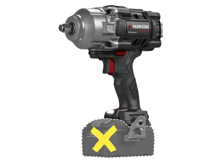 Ударный аккумуляторный гайковерт 1/2" на 20 В Parkside Performance PABSP - Фото 6 Ударный аккумуляторный гайковерт 1/2" на 20 В Parkside Performance PABSP - изображение 6