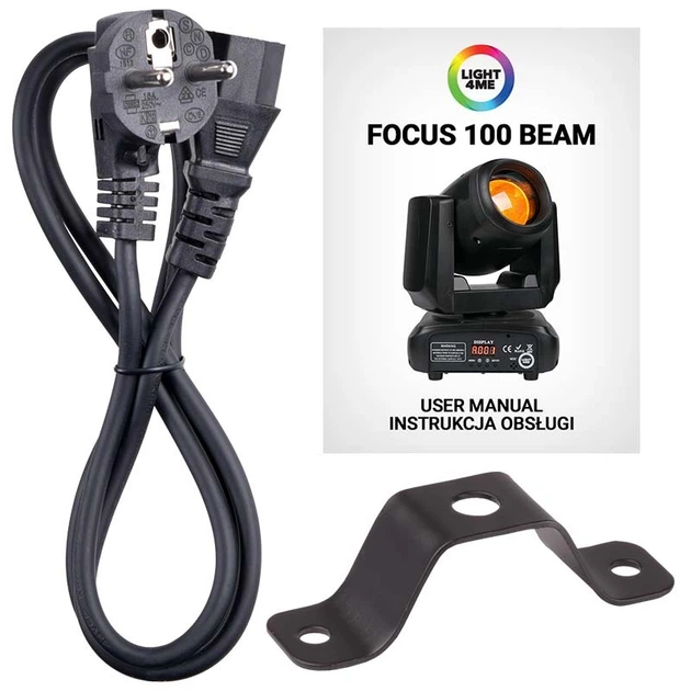 Głowica LED Light4Me ruchoma Focus 100 beam (5908249810679) - obraz 7