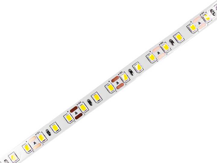 Світлодіодна стрічка 1 м SMD2835 120 LED 12В 10Вт/м IP20 6000-6500K холодний білий (35504412) - зображення 9
