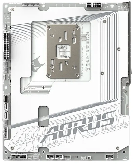 Материнська плата Gigabyte X870 AORUS STEALTH ICE (sAM5, AMD X870, PCI-Ex16) - зображення 4