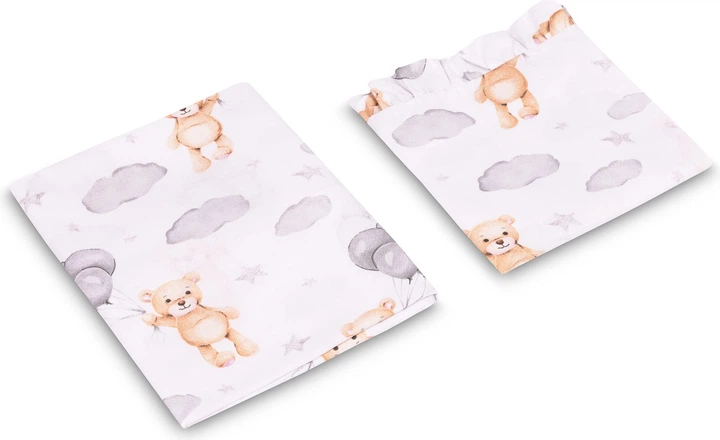 Komplet pościeli dla dzieci Sensillo Teddy Szary 100 x 135 cm (5903076323163) - obraz 2