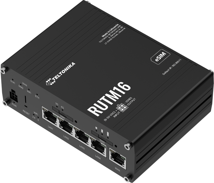 Router Teltonika RUTM16 4G (RUTM16000000) - obraz 2