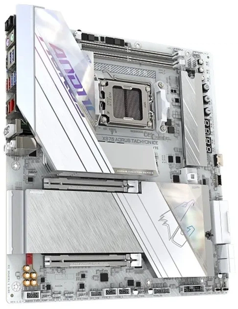 Материнська плата Gigabyte X870 AORUS TACHYON ICE (sAM5, AMD X870, PCI-Ex16) - зображення 3