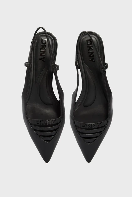 Жіночі чорні шкіряні слінгбеки MIKADO DKNY 37 K1524221 - зображення 4