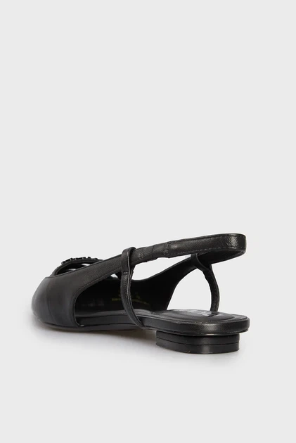 Жіночі чорні шкіряні слінгбеки MIKADO DKNY 37 K1524221 - зображення 5