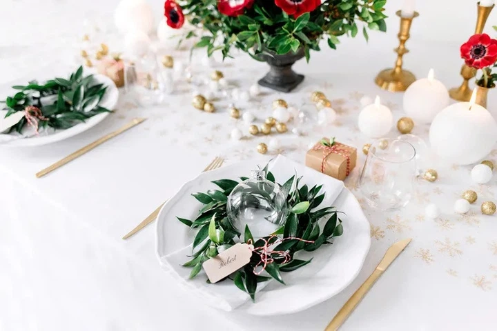 Zestaw świec Party Deco Matowa kula Białe 8 cm 6 szt. (ZES5902230731431) - obraz 4