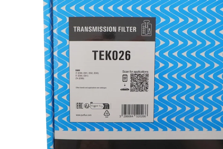 Фільтр АКПП BMW 3 (E90)/5 (E60) 01- (з піддоном в зборі) Purflux TEK026 - Фото 2 Фільтр АКПП BMW 3 (E90)/5 (E60) 01- (з піддоном в зборі) Purflux TEK026 - изображение 2