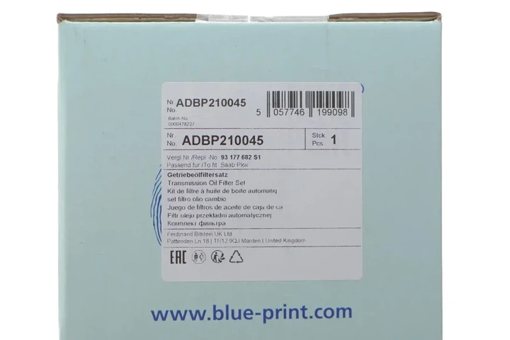 Фільтр АКПП BLUE PRINT ADBP210045 - изображение 2