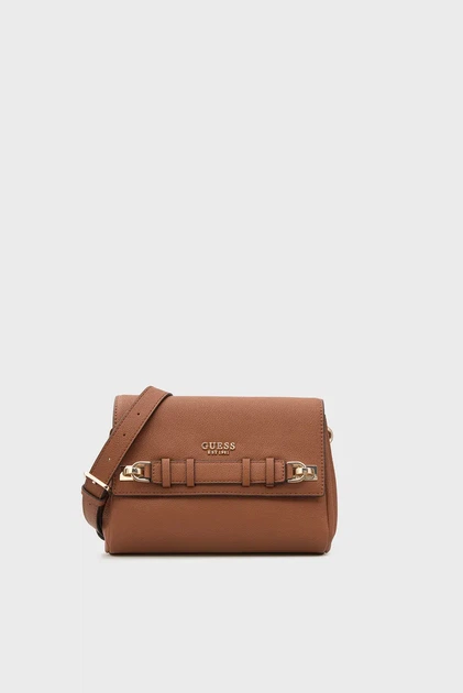 Жіноча коричнева сумка GREGORIA Guess OS HWBG8546200 - Фото 1 Жіноча коричнева сумка GREGORIA Guess OS HWBG8546200 - зображення 1