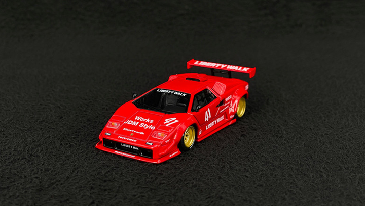 Машинка Premium MINI GT Lamborghini Countach LB-WORKS 1:64 MGT01100 Red - изображение 2