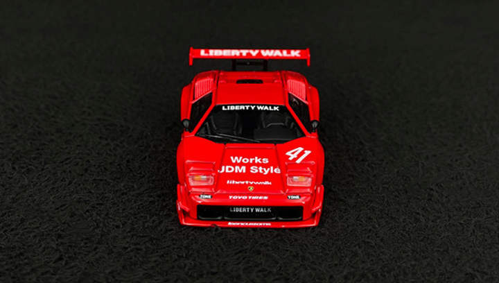 Машинка Premium MINI GT Lamborghini Countach LB-WORKS 1:64 MGT01100 Red - изображение 5