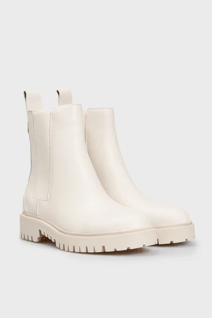 Жіночі білі шкіряні челсі OAKESS Guess 39 FL7OAKLEA10 - изображение 3