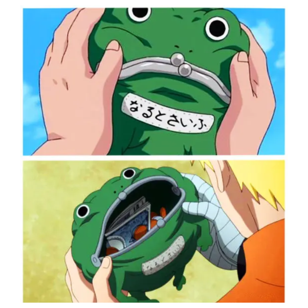 Кошелек лягушка из Аниме Наруто для мелочи Монетница naruto в форме Жабы Гама-чан - Фото 7 Кошелек лягушка из Аниме Наруто для мелочи Монетница naruto в форме Жабы Гама-чан - изображение 7