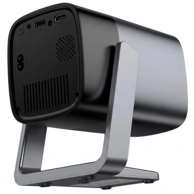 Проектор HOCO DT7 Smart 1080P Full HD, електричне фокусування, 190 ANSI, 40–180", Wi-Fi/Bluetooth, LED, сірий - зображення 4