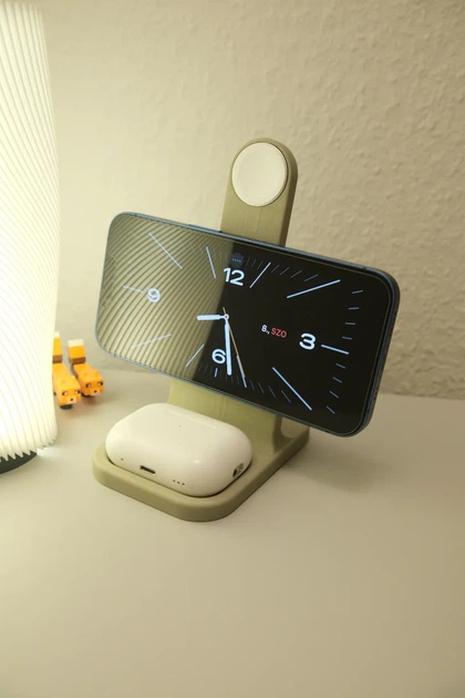 Док-станція 3-в-1 для зарядки iPhone MagSafe, Apple Watch та AirPods. Aivory - изображение 2