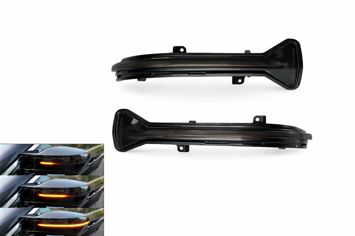 Динамічні LED поворотники дзеркал BMW G20 G22 G30 G31 G38 G11 G12 G14 G15 G16 G32 M5 F90 тоновані - зображення 2